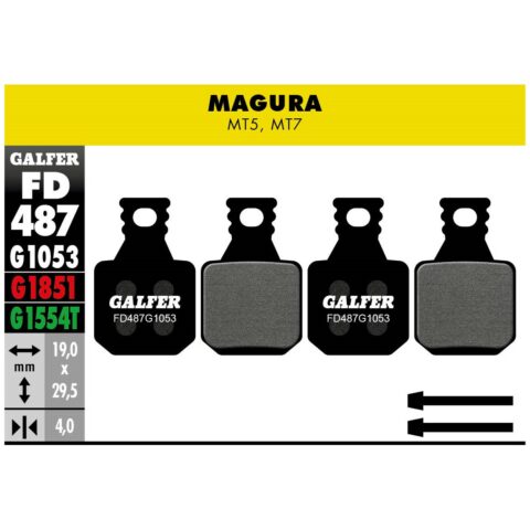 Pastillas de freno Galfer Standard para Magura MT5, MT7